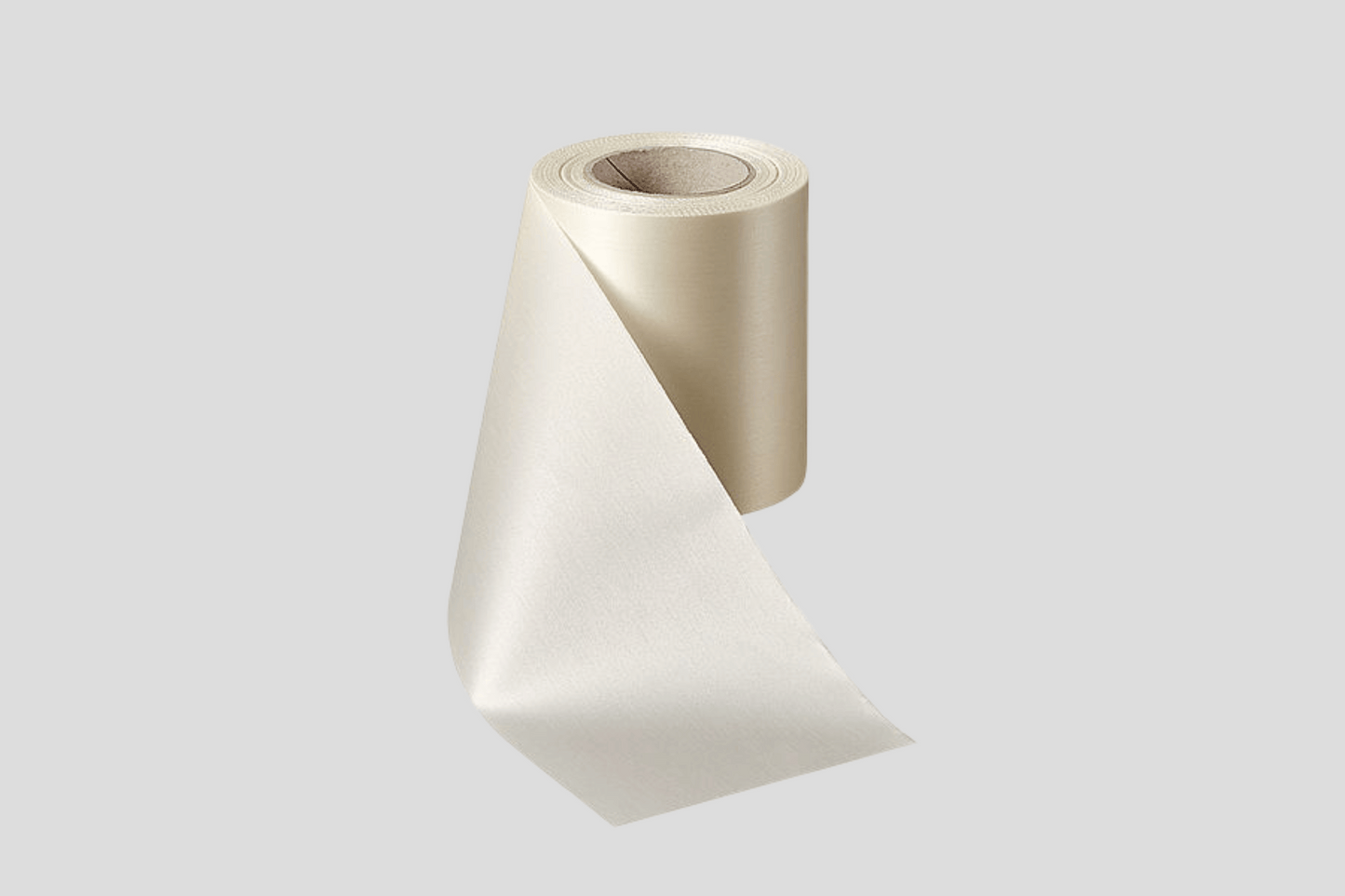 ECO Satin Ribbon Rolls 100 mm Ribbon JM Band® Ivory