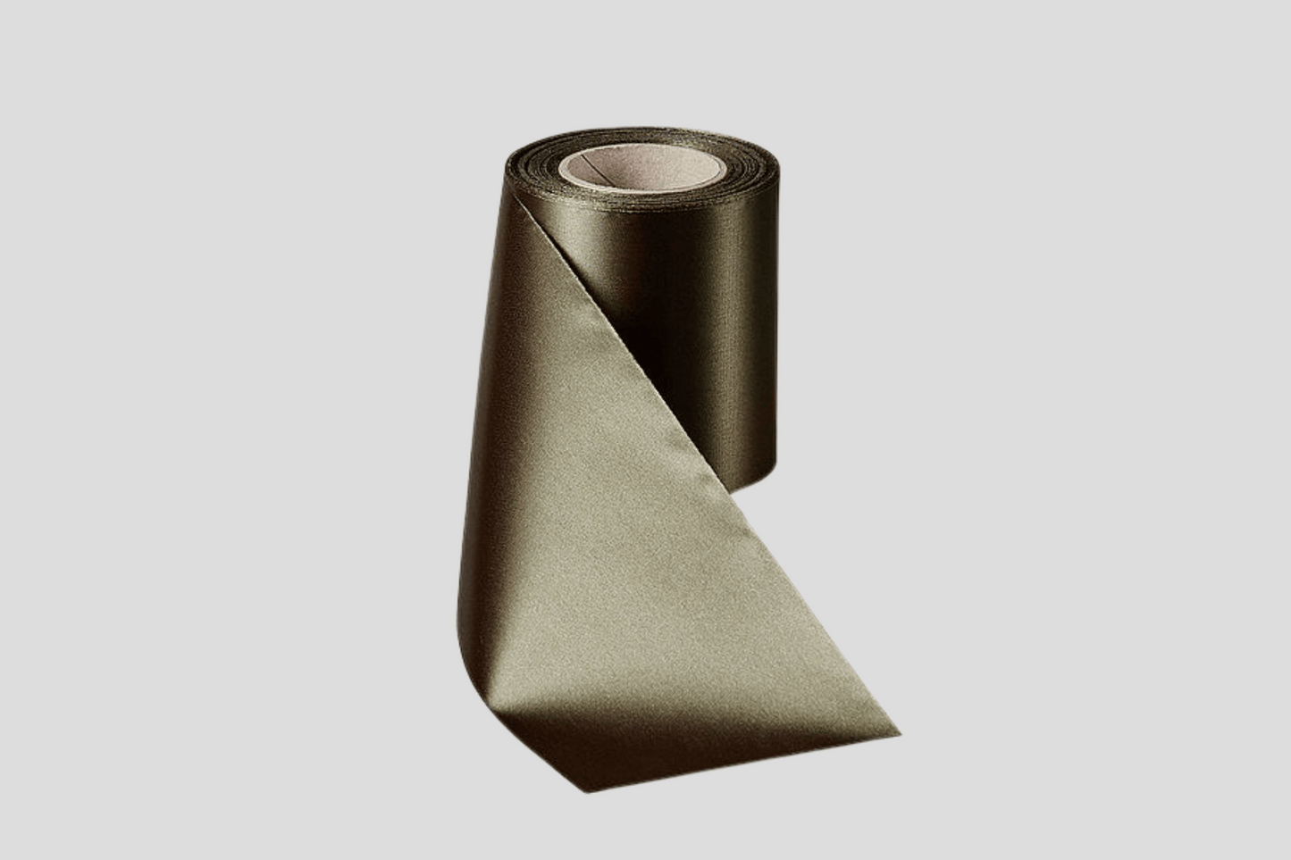 ECO Satin Ribbon Rolls 100 mm Ribbon JM Band® Moss Green