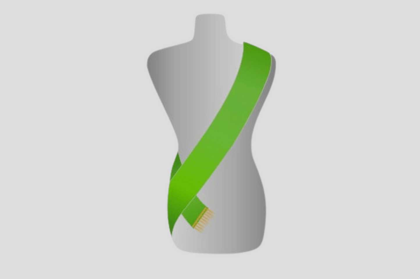 ECO Satin Sashes without Print Ribbon JM Band®