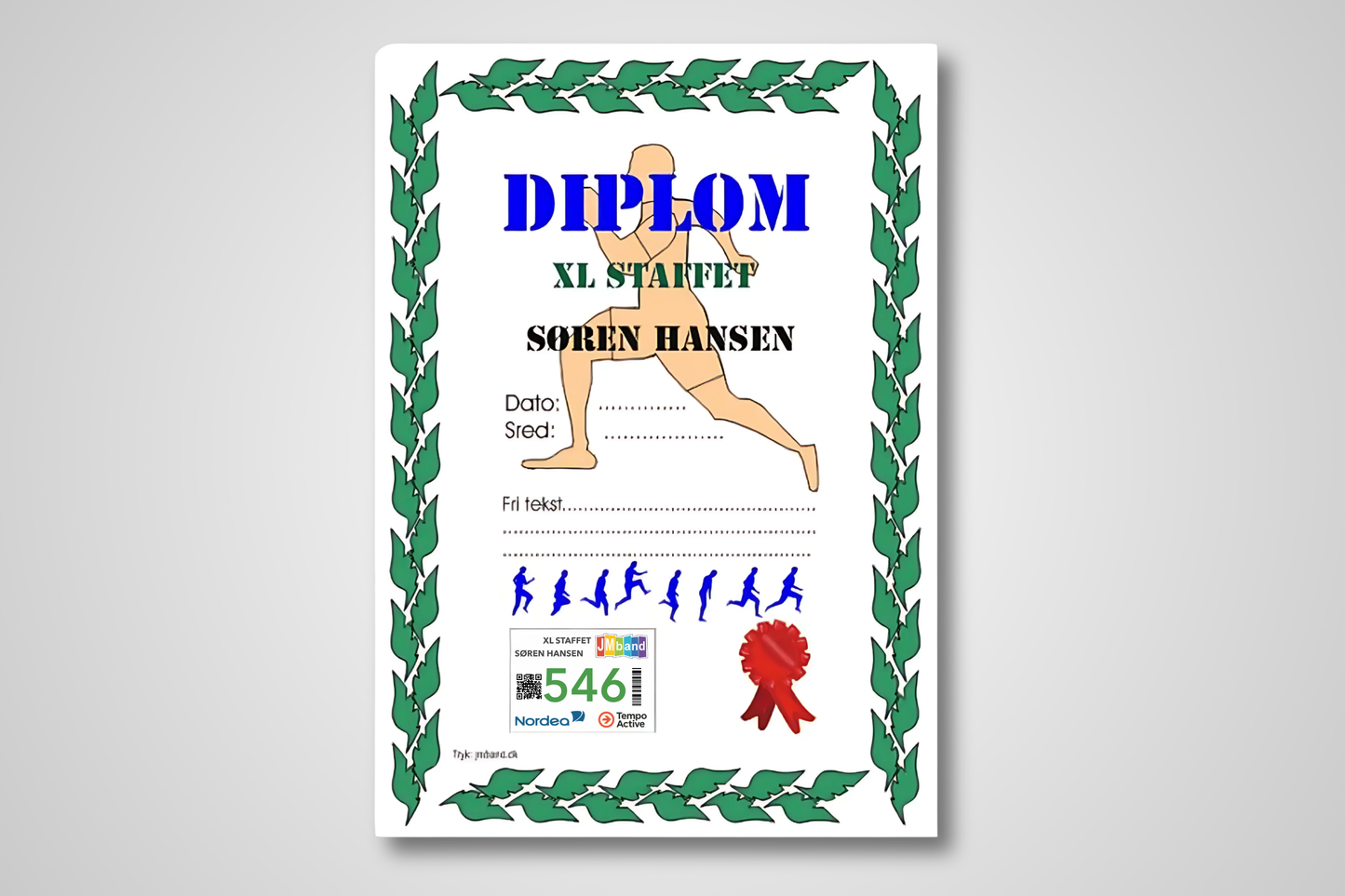 Diplôme de participation