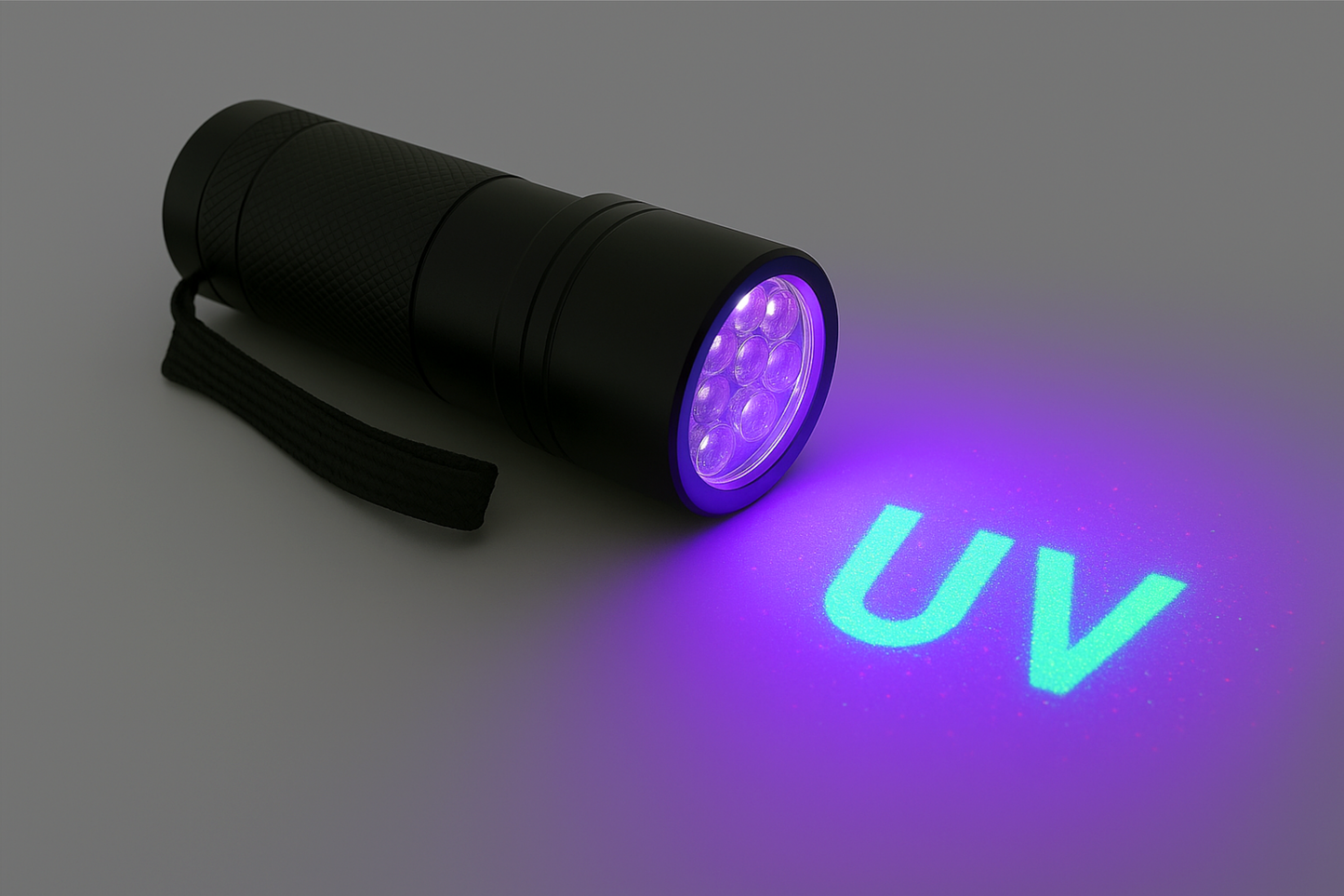 Spectre LED de lampe de poche UV