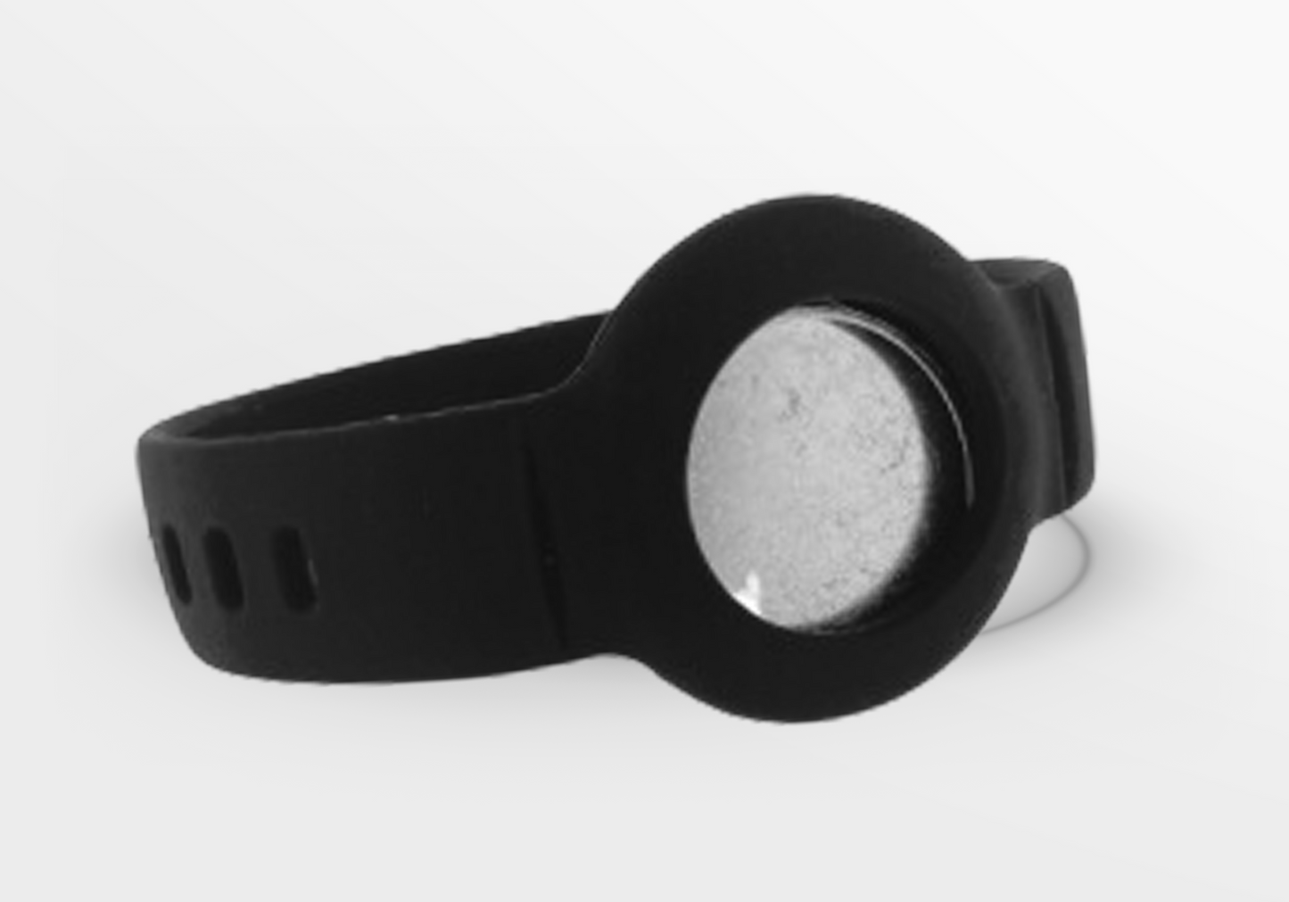 Silicone Wristbands for Airtag Silicone wristbands JM Band® Black
