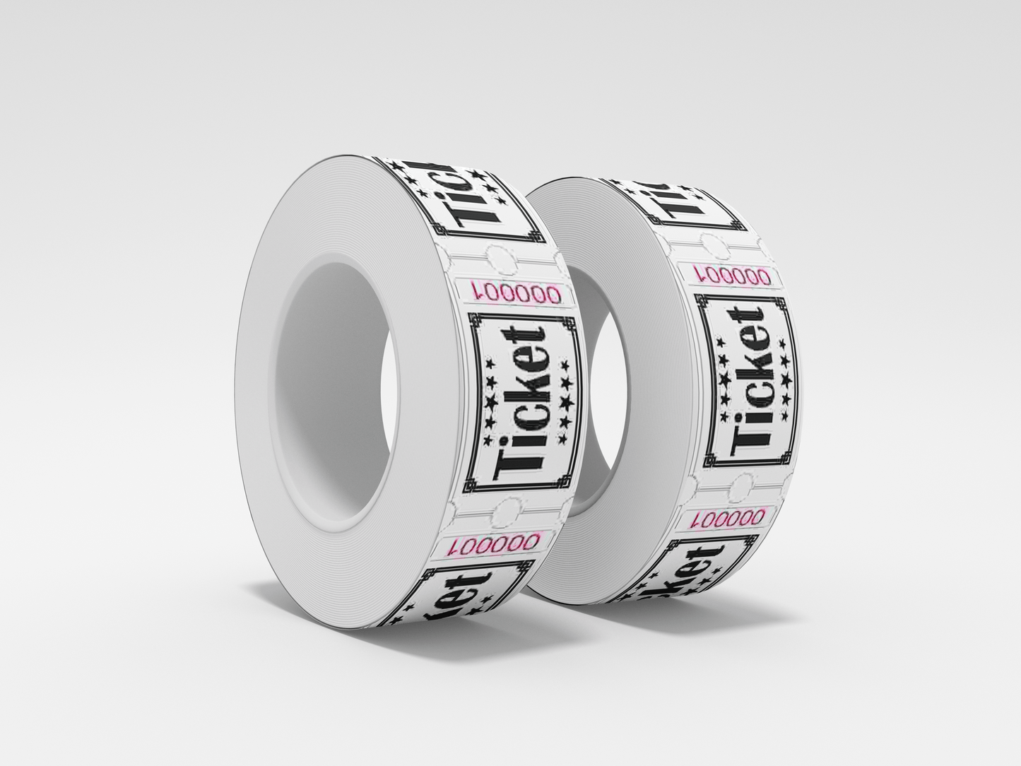 Admission Tickets Roll 1000 X 1 Tickets JM Band® 1 White