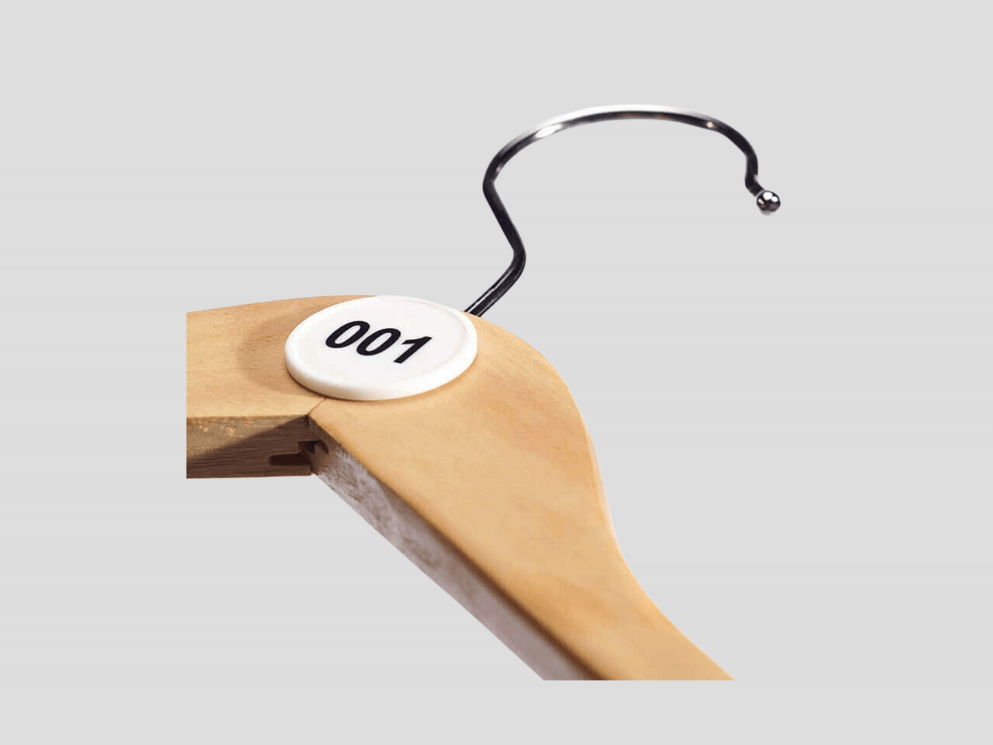 Self-Adhesive Plastic Cloakroom Numbers 100 Pcs Accessories JM Band®