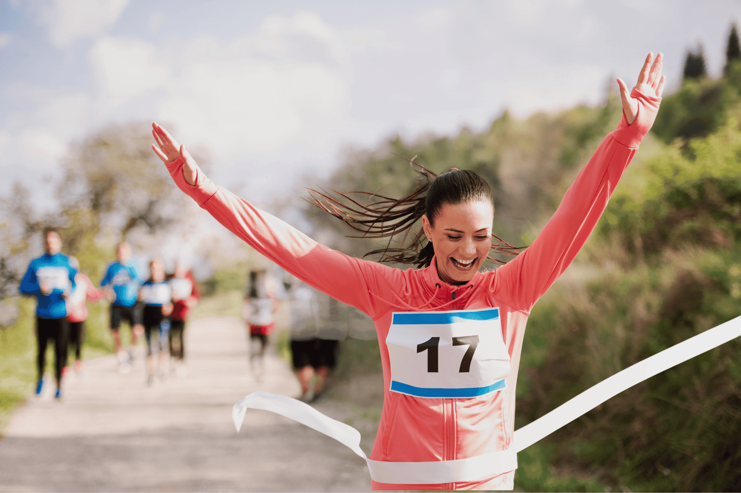 Finish Line Ribbon with Print Ribbon JM Band®