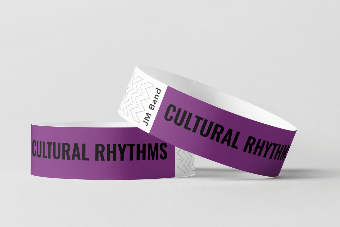 Paper Wristbands Print - Inquire Paper wristbands JM Band® 10 Purple