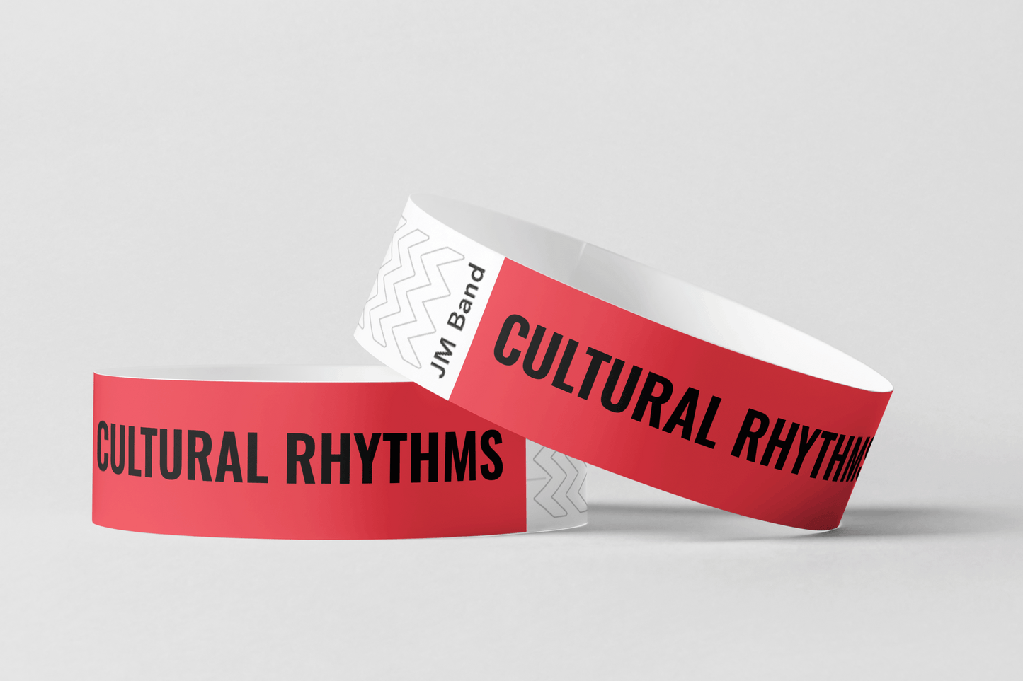 Paper Wristbands Print - Inquire Paper wristbands JM Band® 10 Red