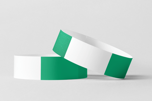 Thermal Wristbands in Roll Vinyl Wristbands JM Band® 1 Green