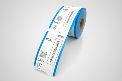 Billets de vestiaire en 3 parties avec impression - Renseignez-vous