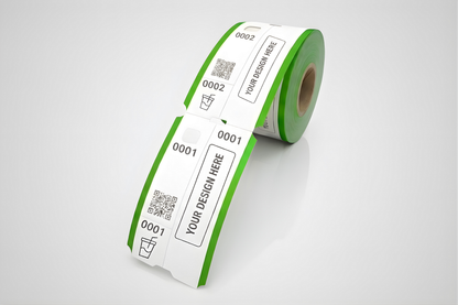 Billets de vestiaire en 3 parties avec impression - Renseignez-vous