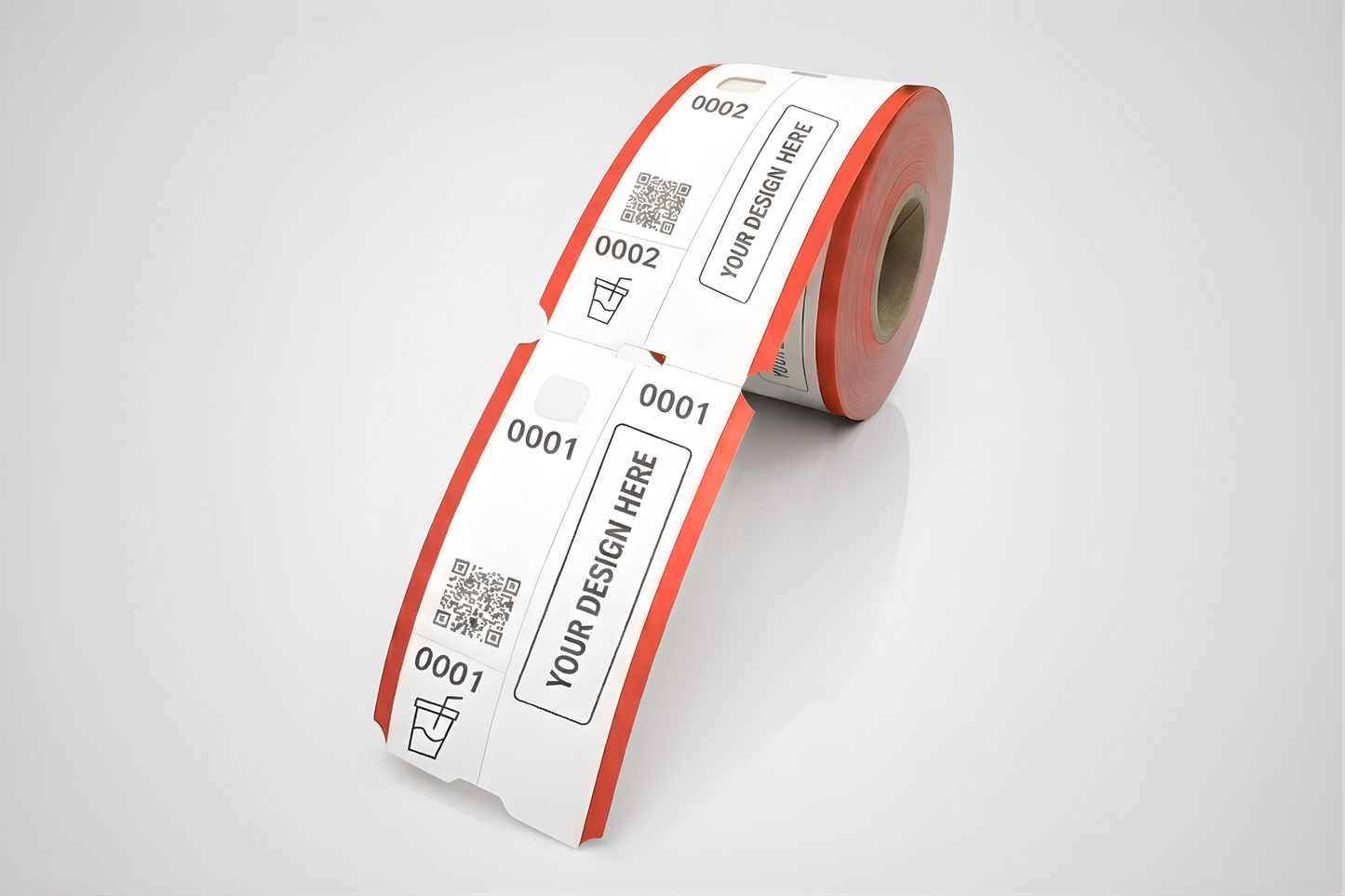 Billets de vestiaire en 3 parties avec impression - Renseignez-vous