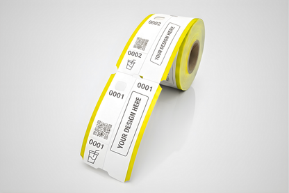 Billets de vestiaire en 3 parties avec impression - Renseignez-vous