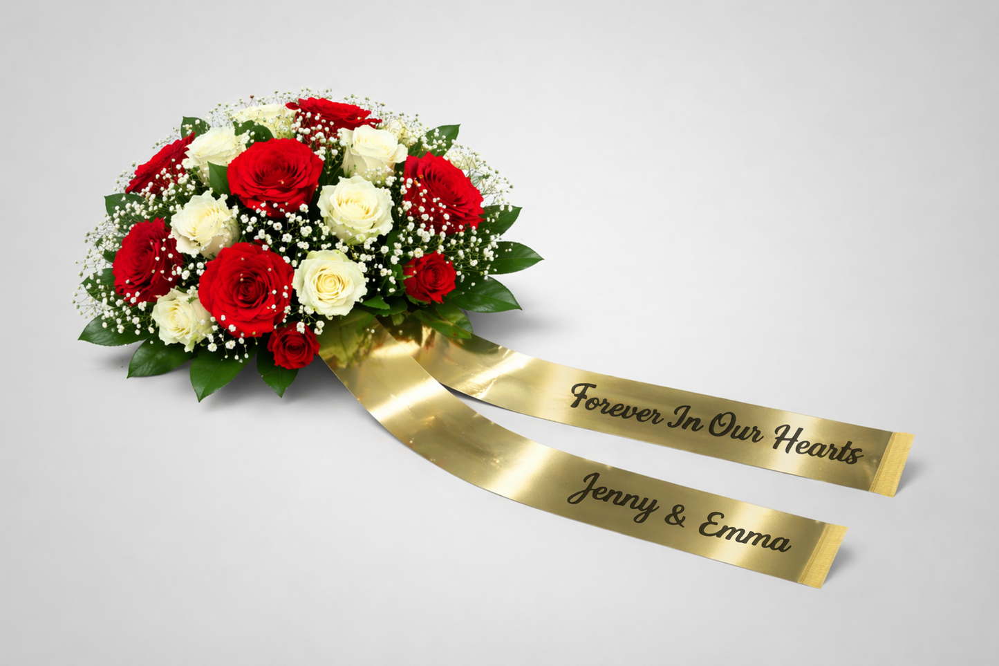 Ruban de bouquet avec impression
