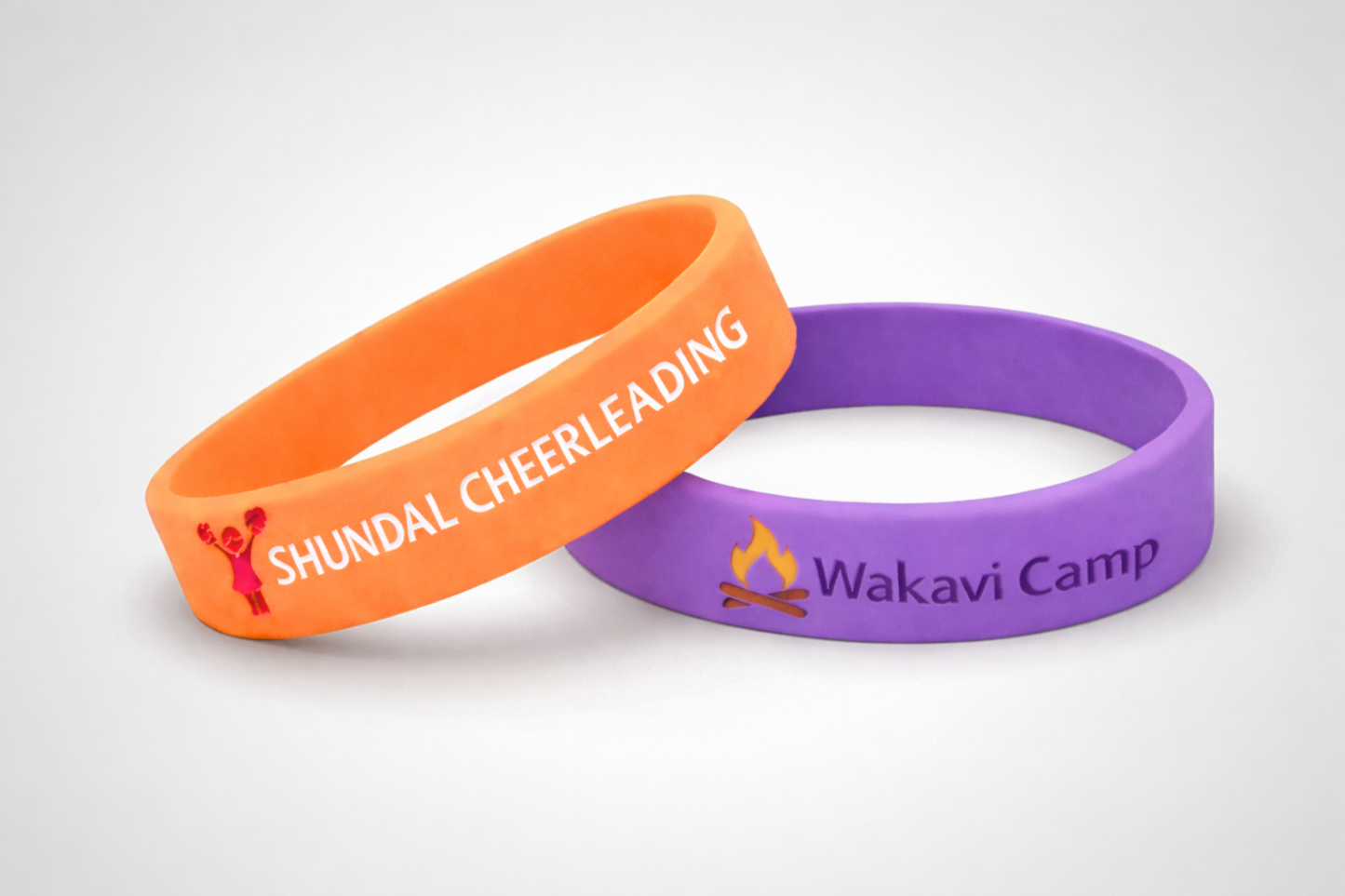 Colour-Debossed Silicone Wristbands Silicone wristbands JM Band® 