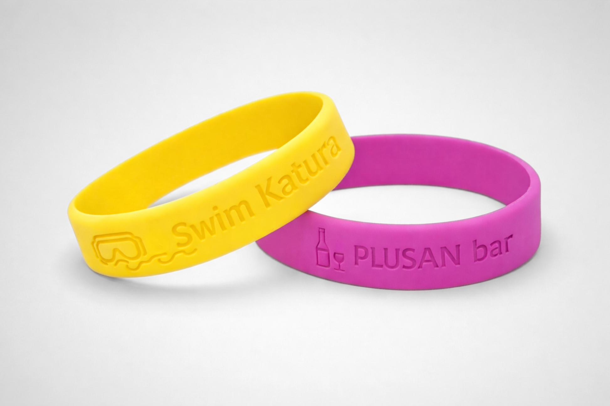Siliconen polsbandjes met reliëf Siliconen polsbandjes JM Band®