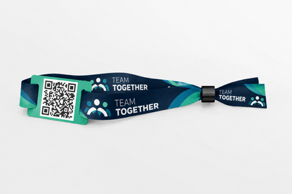 Bracelets en tissu avec code QR