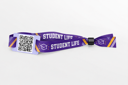 Bracelets en tissu avec code QR