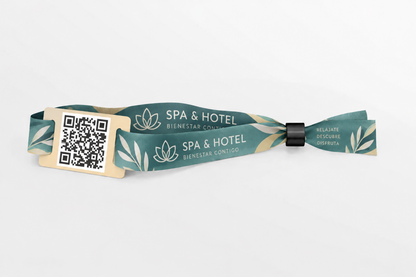 Bracelets en tissu avec code QR