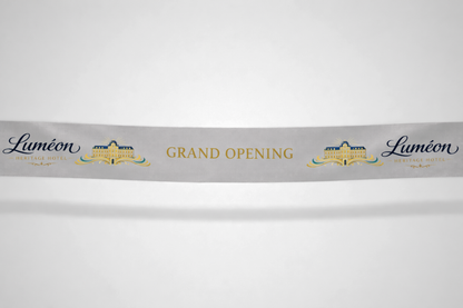 Inauguratielint met kleurenprint