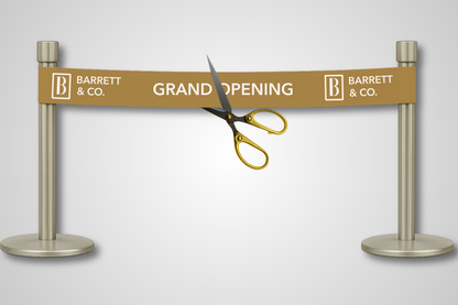 Inauguratielint met print