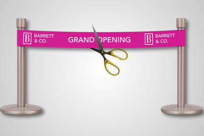 Inauguratielint met print