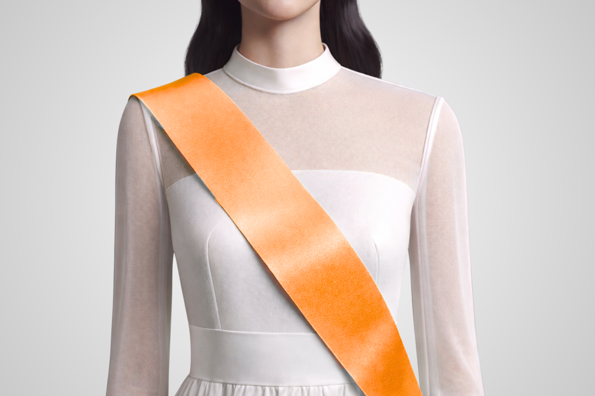 Oranje bestellint zonder opdruk van JM Band®.