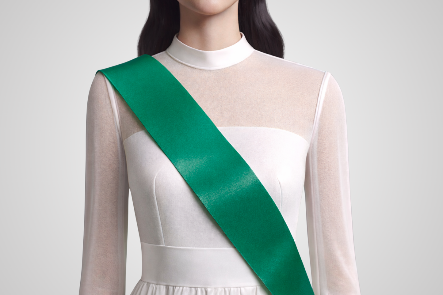 Groene sjerp zonder opdruk van JM Band®.