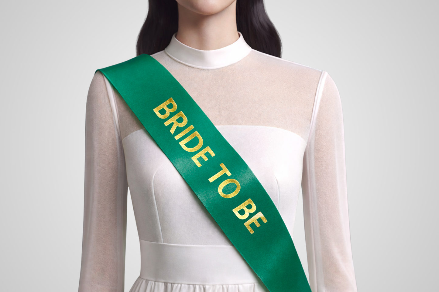 Écharpe verte avec impression personnalisée, créez la vôtre chez JM Band®.