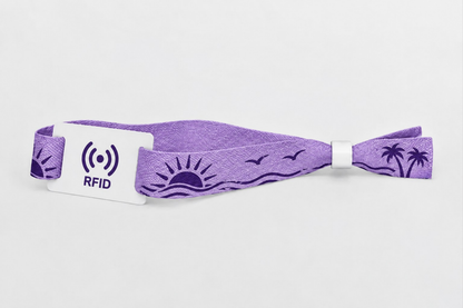 Bracelets RFID imprimés en tissu de bambou