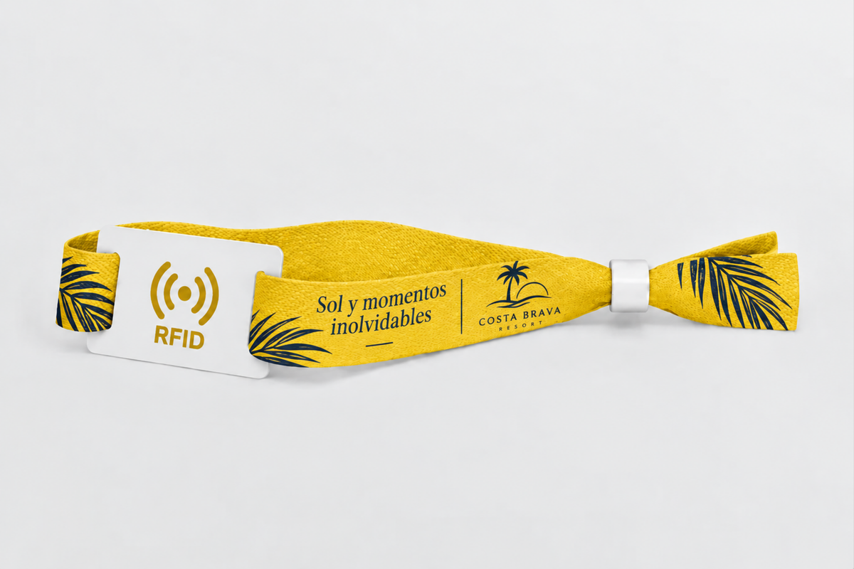 Bracelets RFID imprimés en tissu de bambou