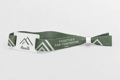 Bracelets RFID en coton imprimés