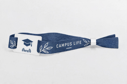 Bracelets RFID en coton imprimés