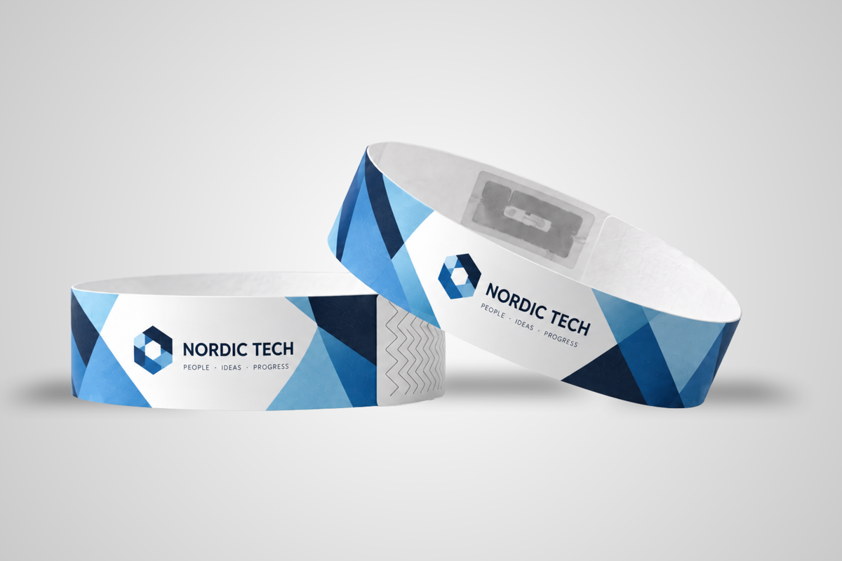 Bracelets papier RFID – impression couleur et Mifare UL EV1