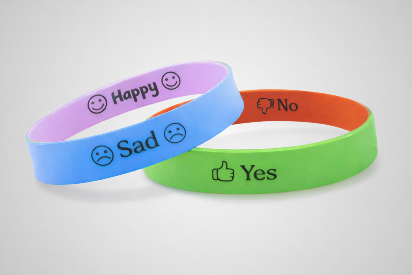 Silicone Wristbands - Printed Inside and Out Silicone wristbands JM Band® 