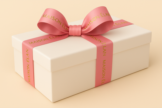 Large ruban cadeau avec impression