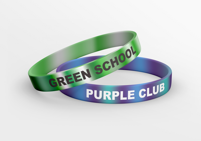 Marbled Silicone Wristbands with Embossing Silicone wristbands JM Band® 